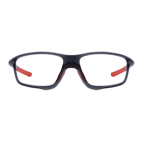 Rectangle Black/Red Eyeglasses