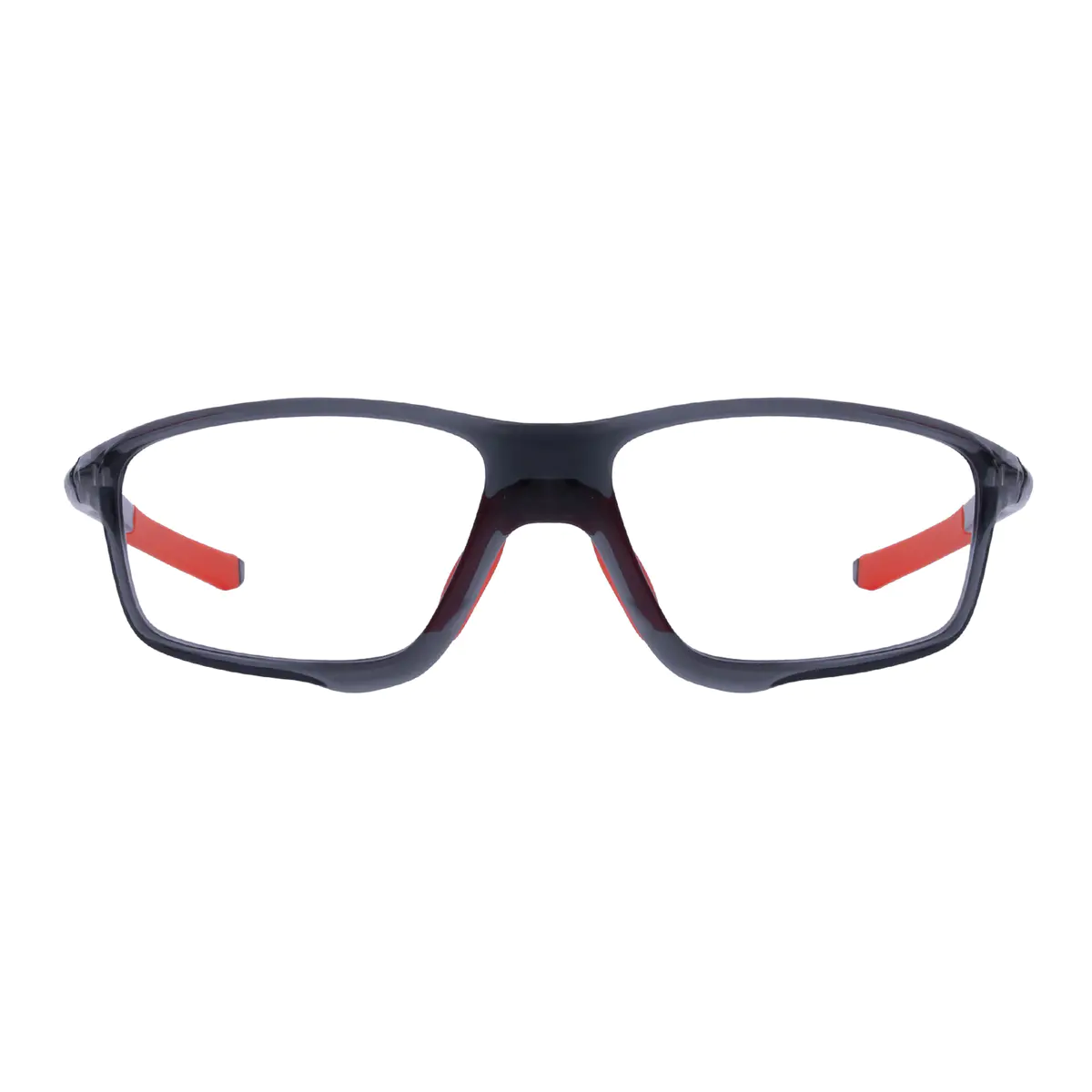 Rectangle Black/Red Eyeglasses