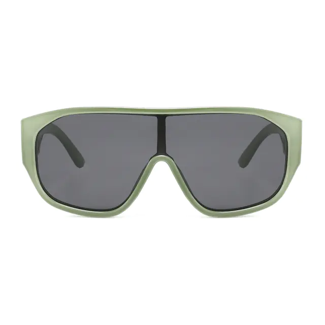 Aviator Green Sunglasses