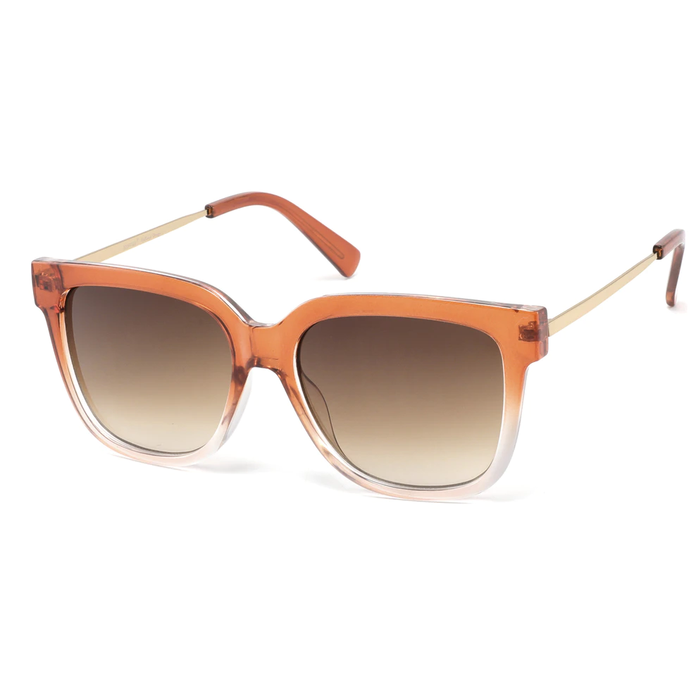 Square Orange Sunglasses