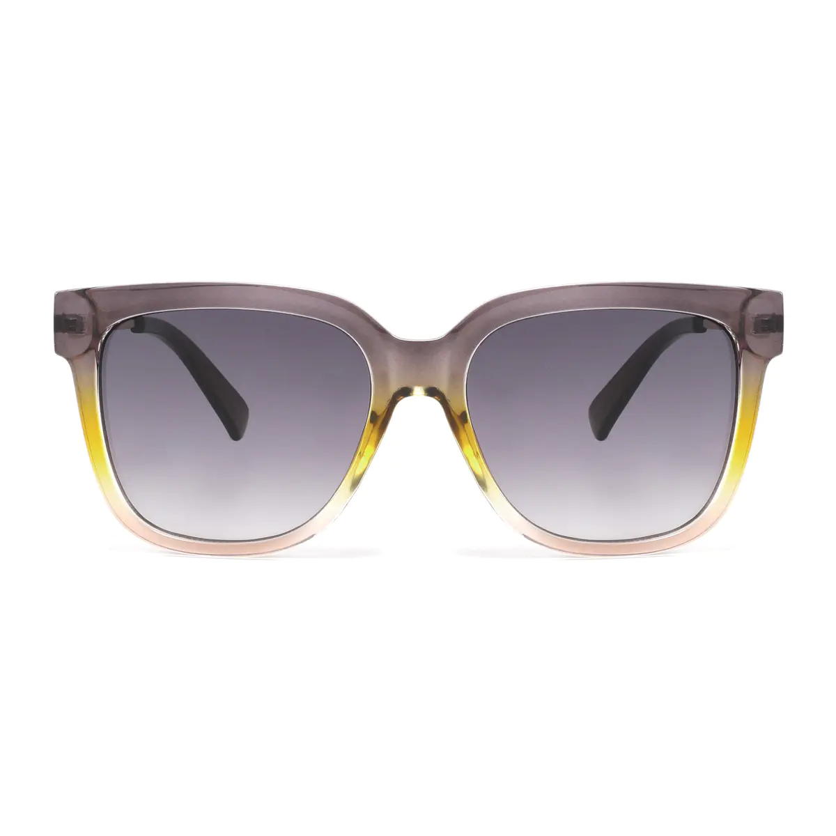 Square Gradient Yellow Sunglasses