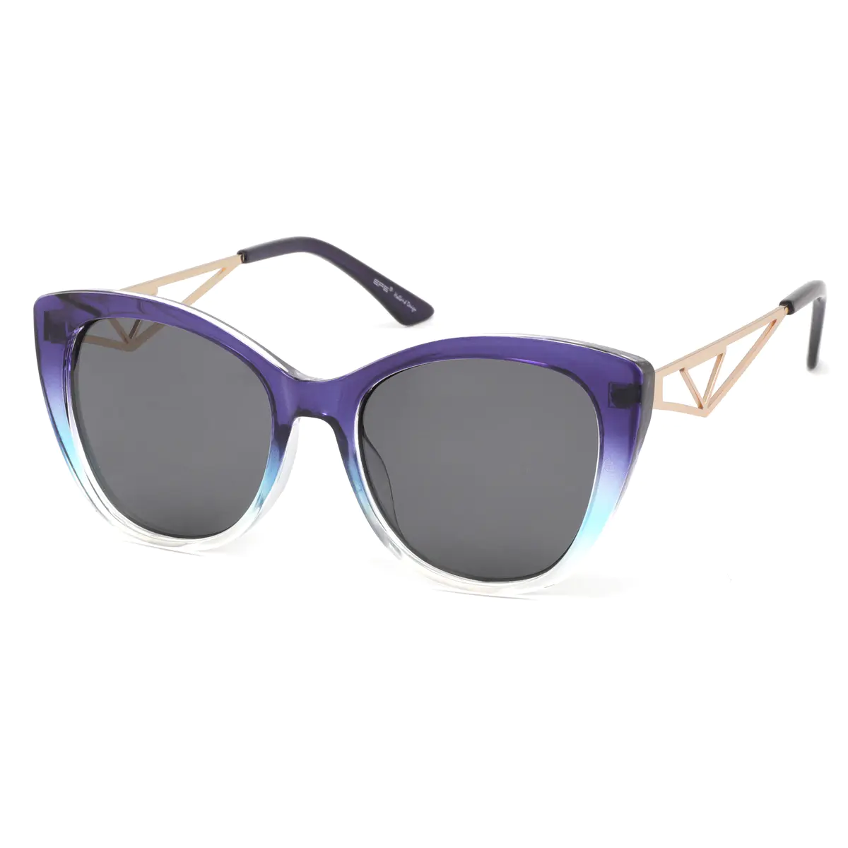 Cat-eye Blue Sunglasses