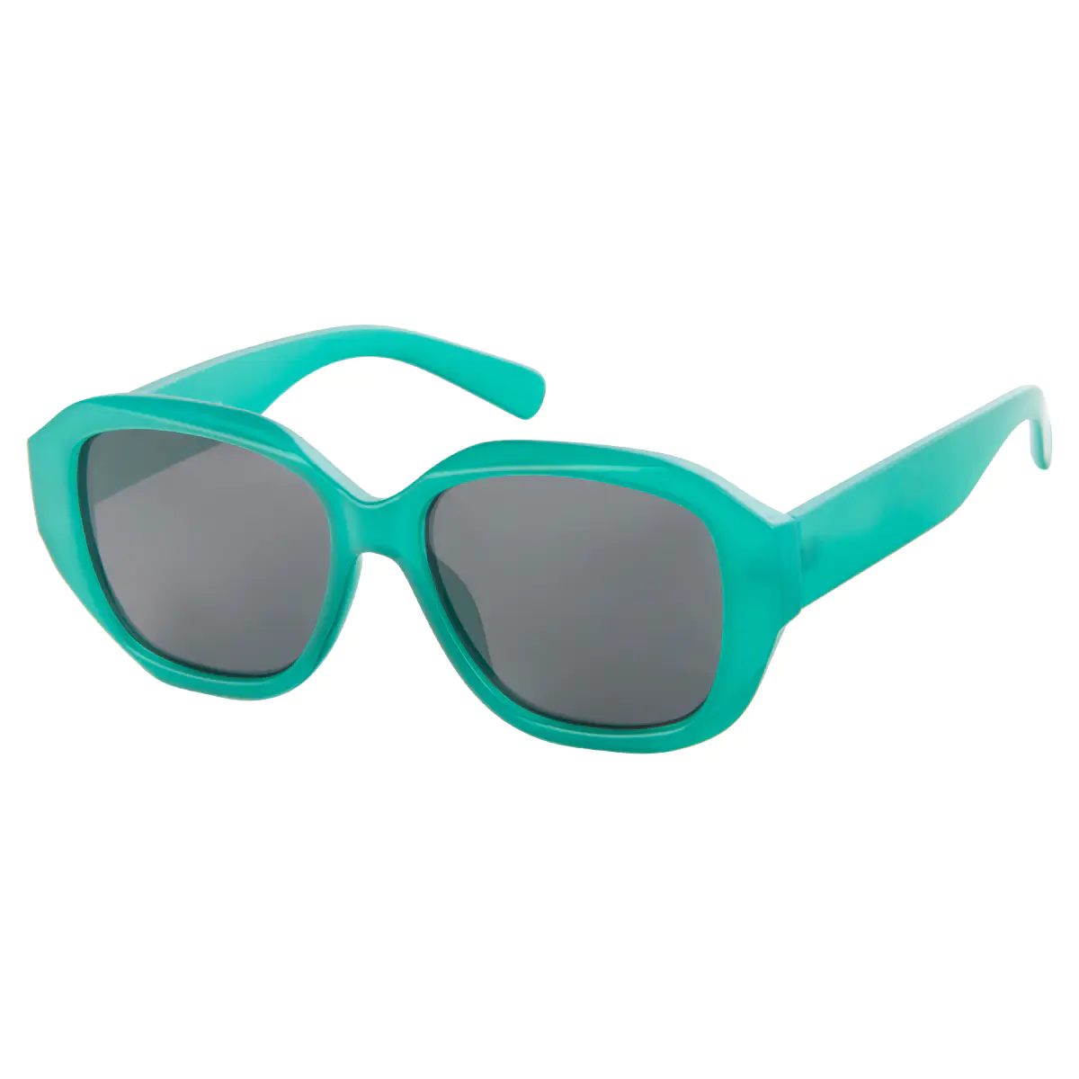 Square Green Sunglasses