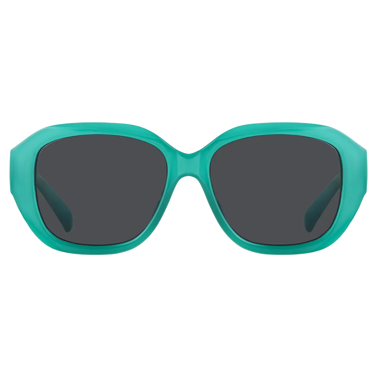 Square Green Sunglasses