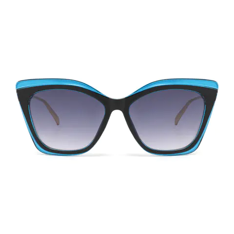 Cat-eye Blue Sunglasses