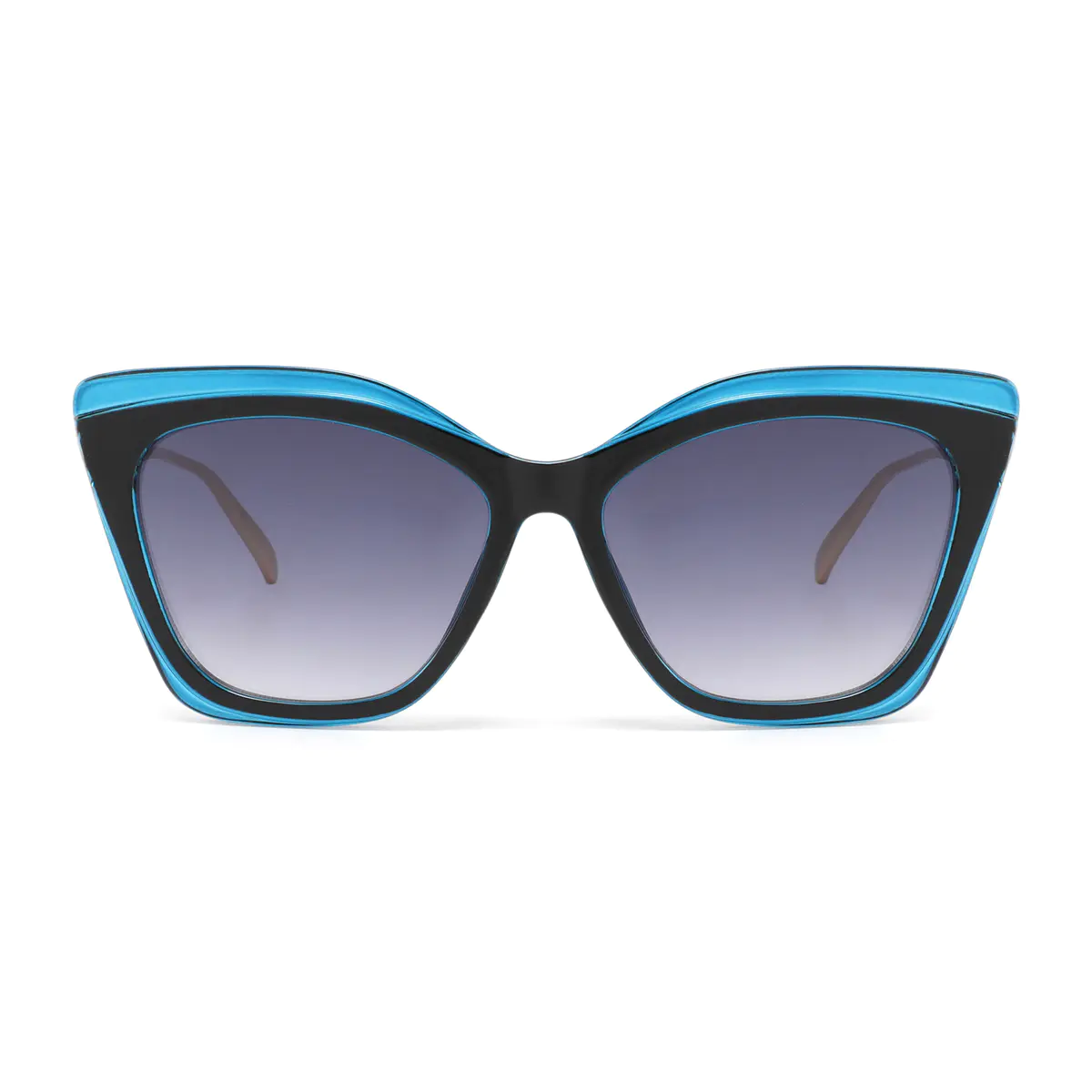 Cat-eye Blue Sunglasses