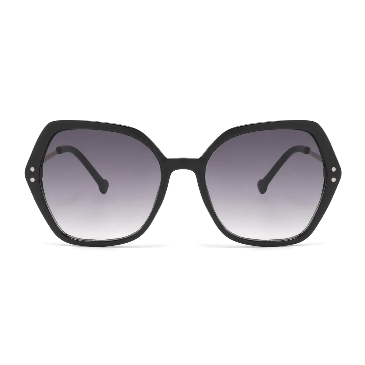 Geometric Black Sunglasses