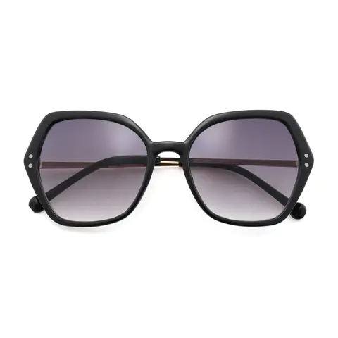 Geometric Black Sunglasses