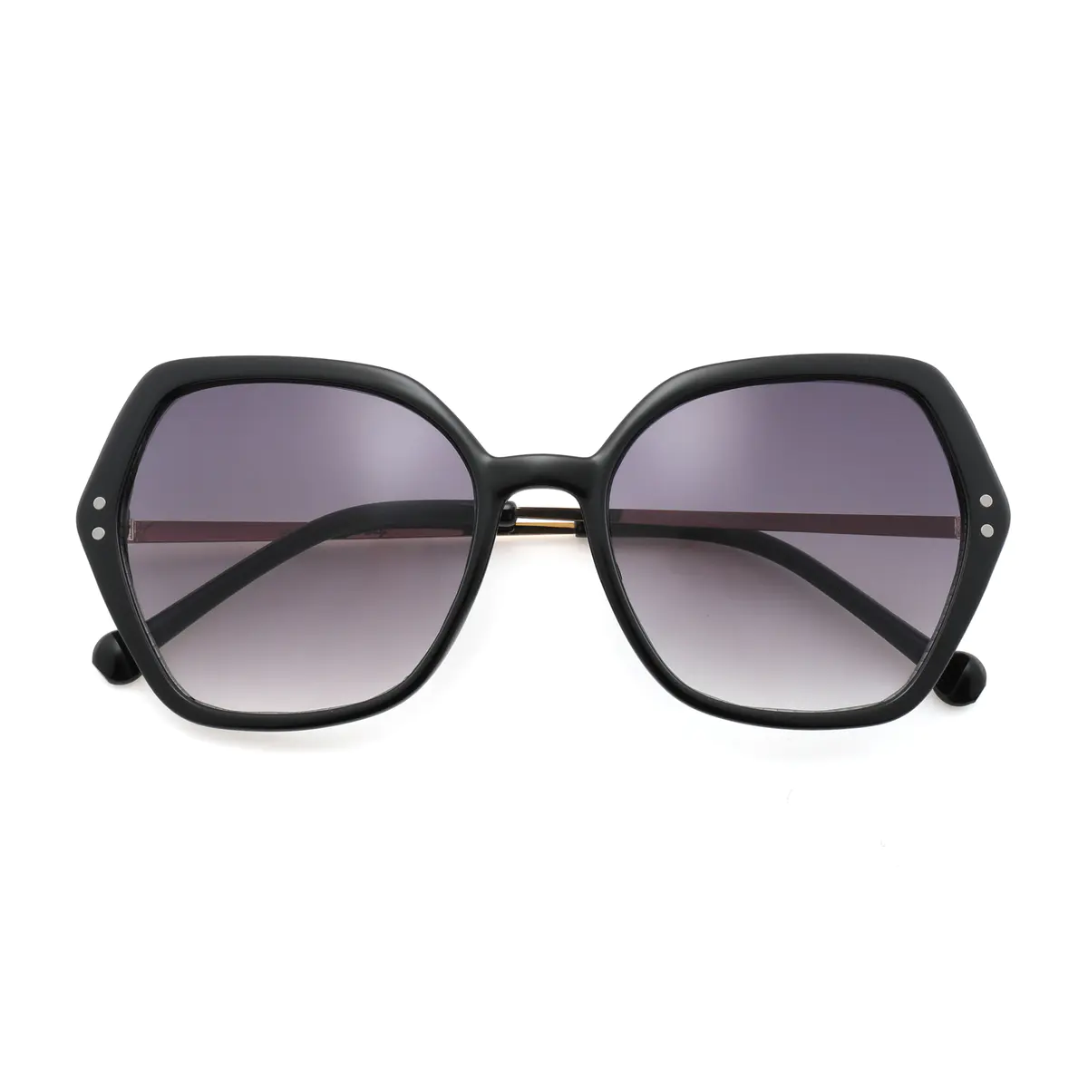 Geometric Black Sunglasses