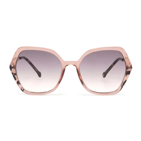 Geometric Pale Pink Sunglasses