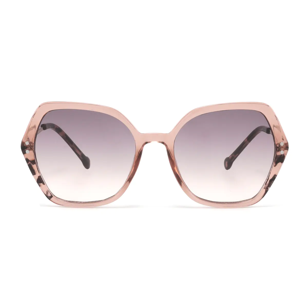 Geometric Pale Pink Sunglasses