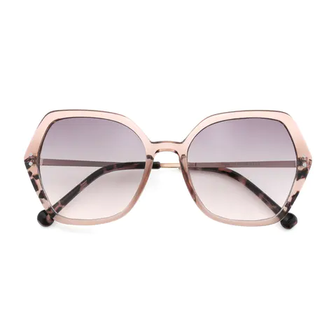 Geometric Pale Pink Sunglasses