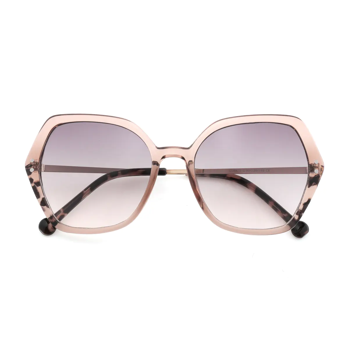Geometric Pale Pink Sunglasses