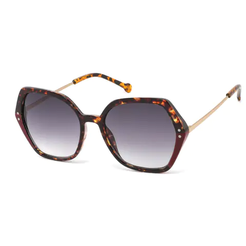 Geometric Tortoiseshell Sunglasses