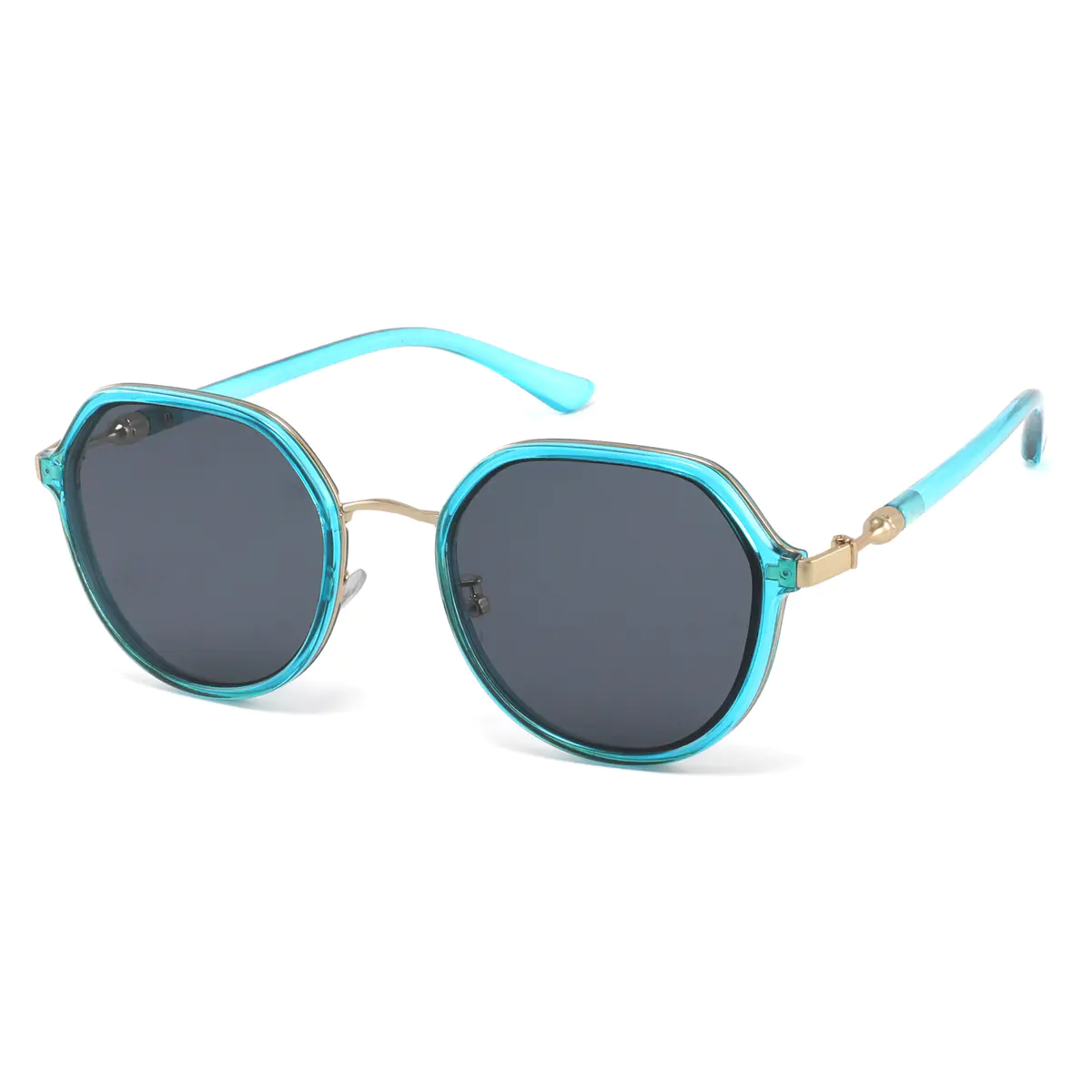 Geometric Blue Sunglasses