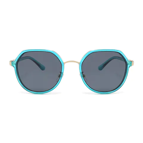 Geometric Blue Sunglasses