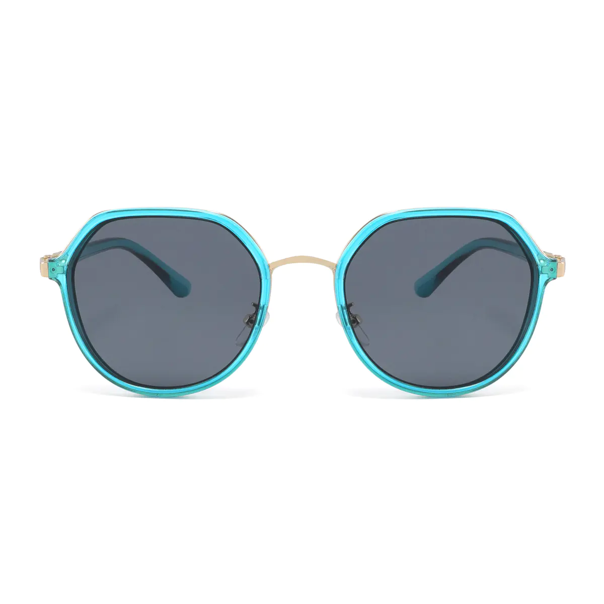 Geometric Blue Sunglasses