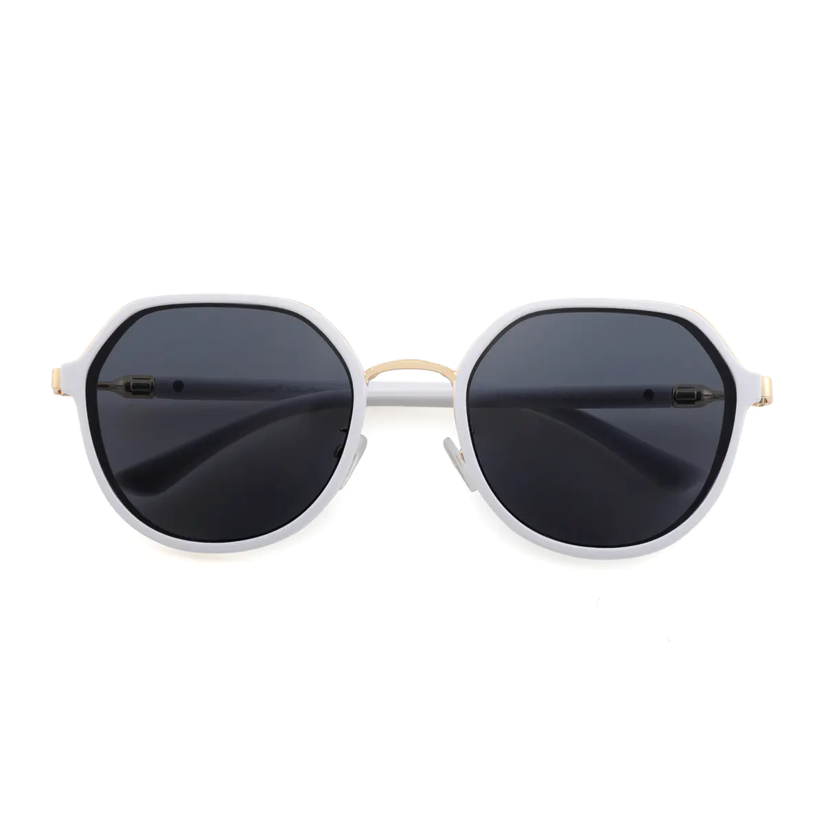Geometric White Sunglasses