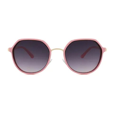 Geometric Pink Sunglasses