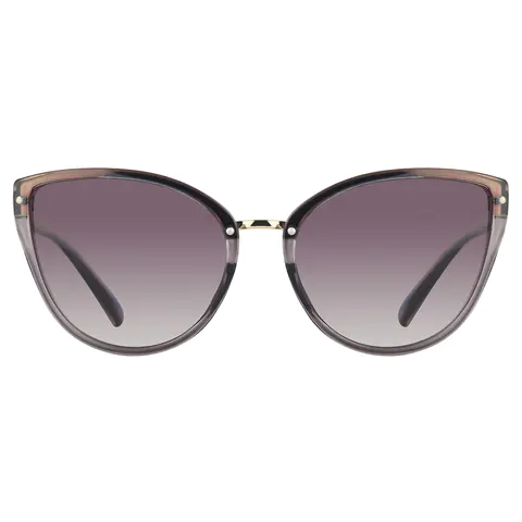 Cat-eye Transparent Gray Sunglasses