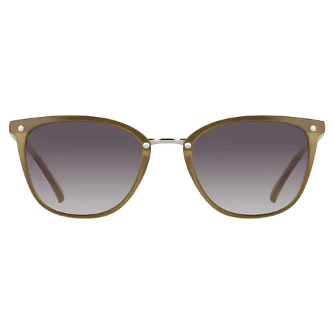 Cat-eye Dark Yellow Sunglasses