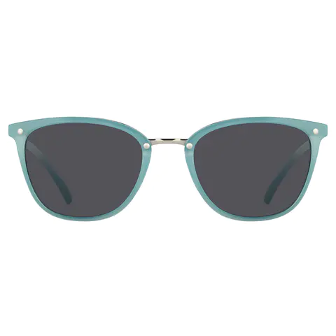 Cat-eye Transparent Blue Sunglasses
