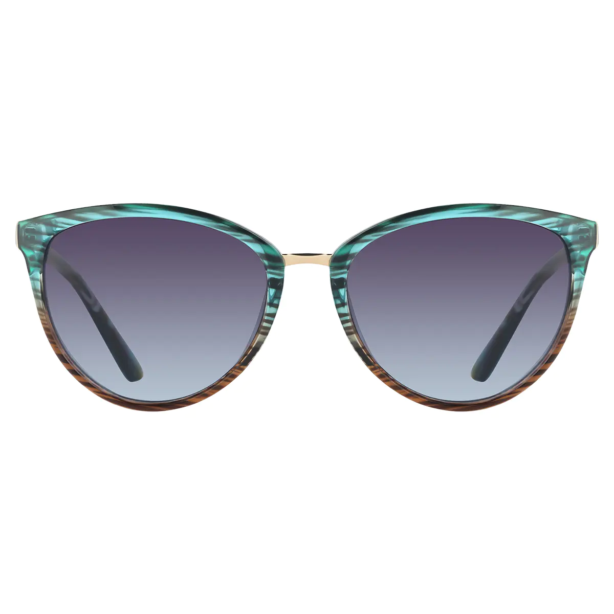 Cat-eye Blue Sunglasses