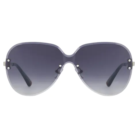 Oval Black Sunglasses