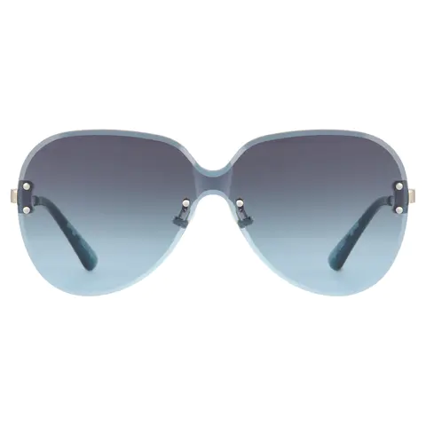Oval Blue Sunglasses