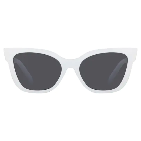 Cat-eye White Sunglasses