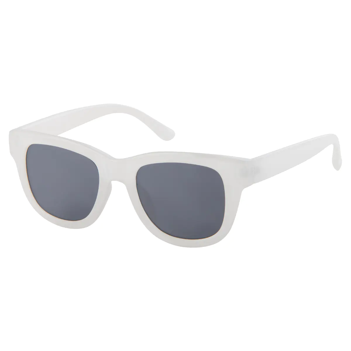 Oval White Sunglasses