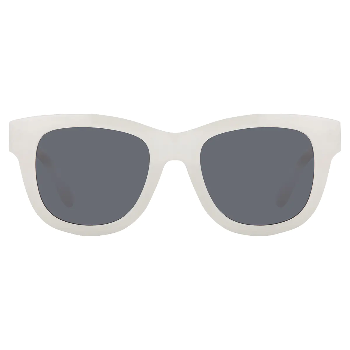 Oval White Sunglasses