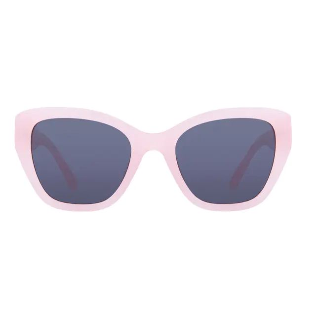 Cat-eye Transparent Pink Sunglasses