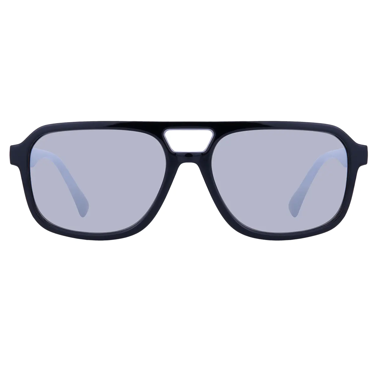 Square Matte Black Sunglasses