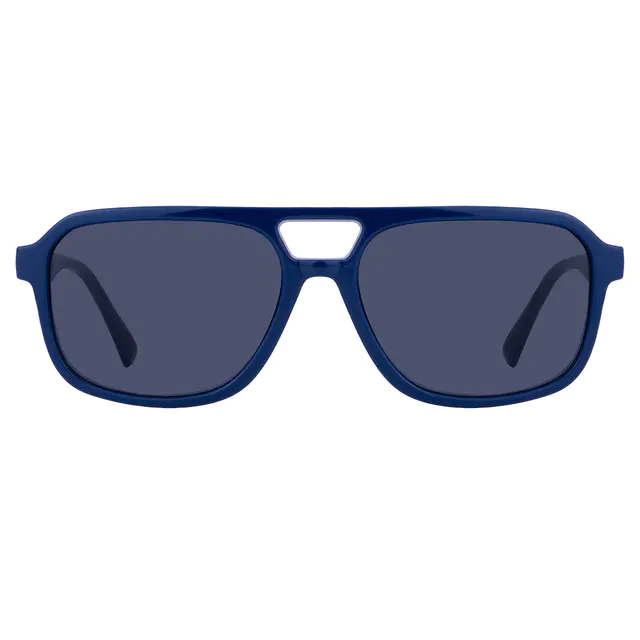 Square Blue Sunglasses
