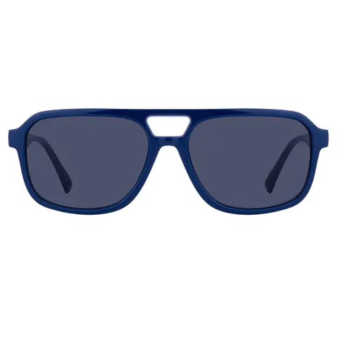 Square Blue Sunglasses