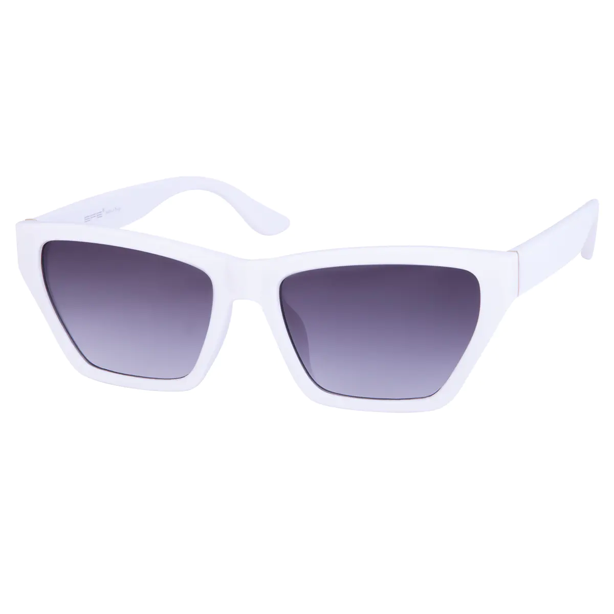 Cat-eye White Sunglasses