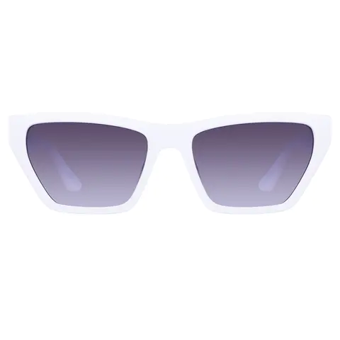 Cat-eye White Sunglasses