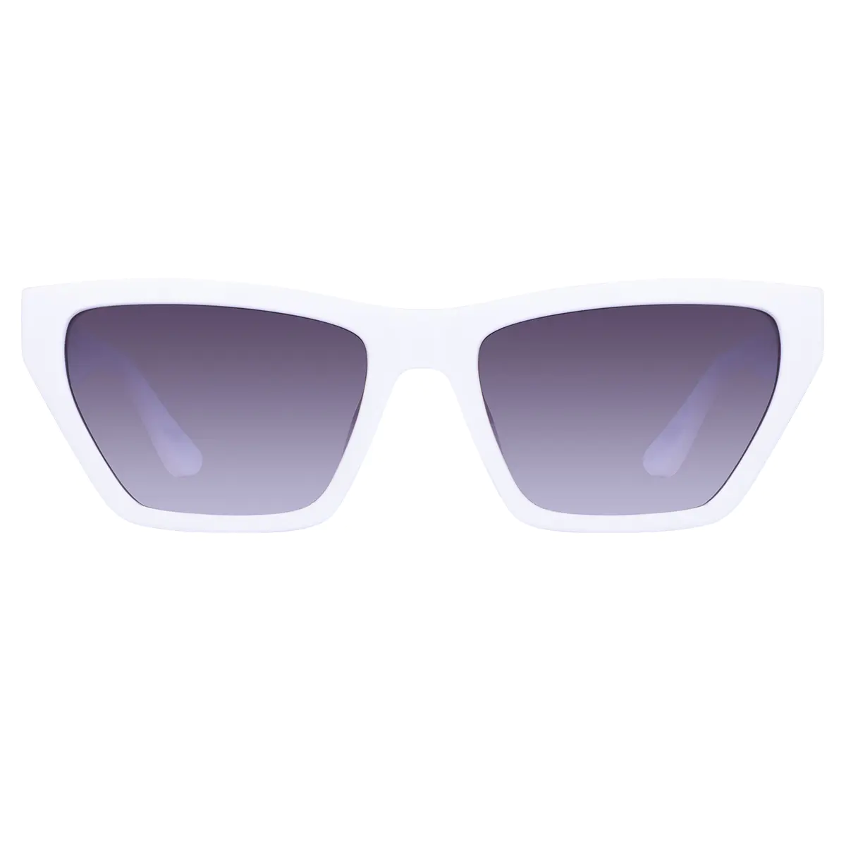Cat-eye White Sunglasses