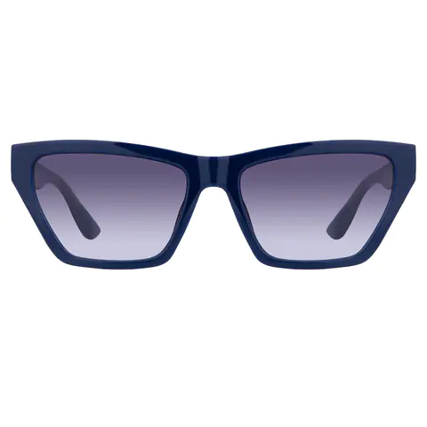 Cat-eye Blue Sunglasses