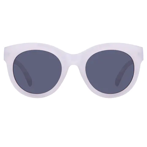 Round White Sunglasses