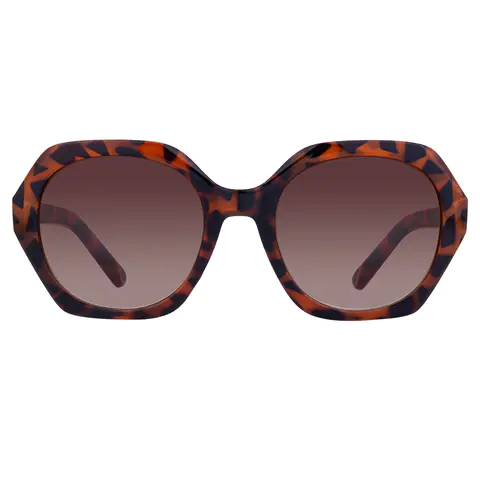Geometric Tortoiseshell Sunglasses