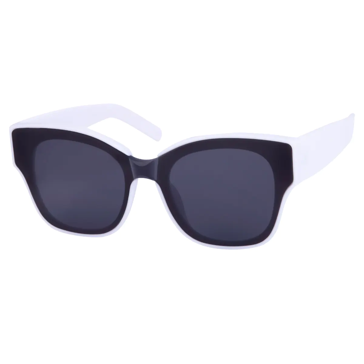Square White Sunglasses