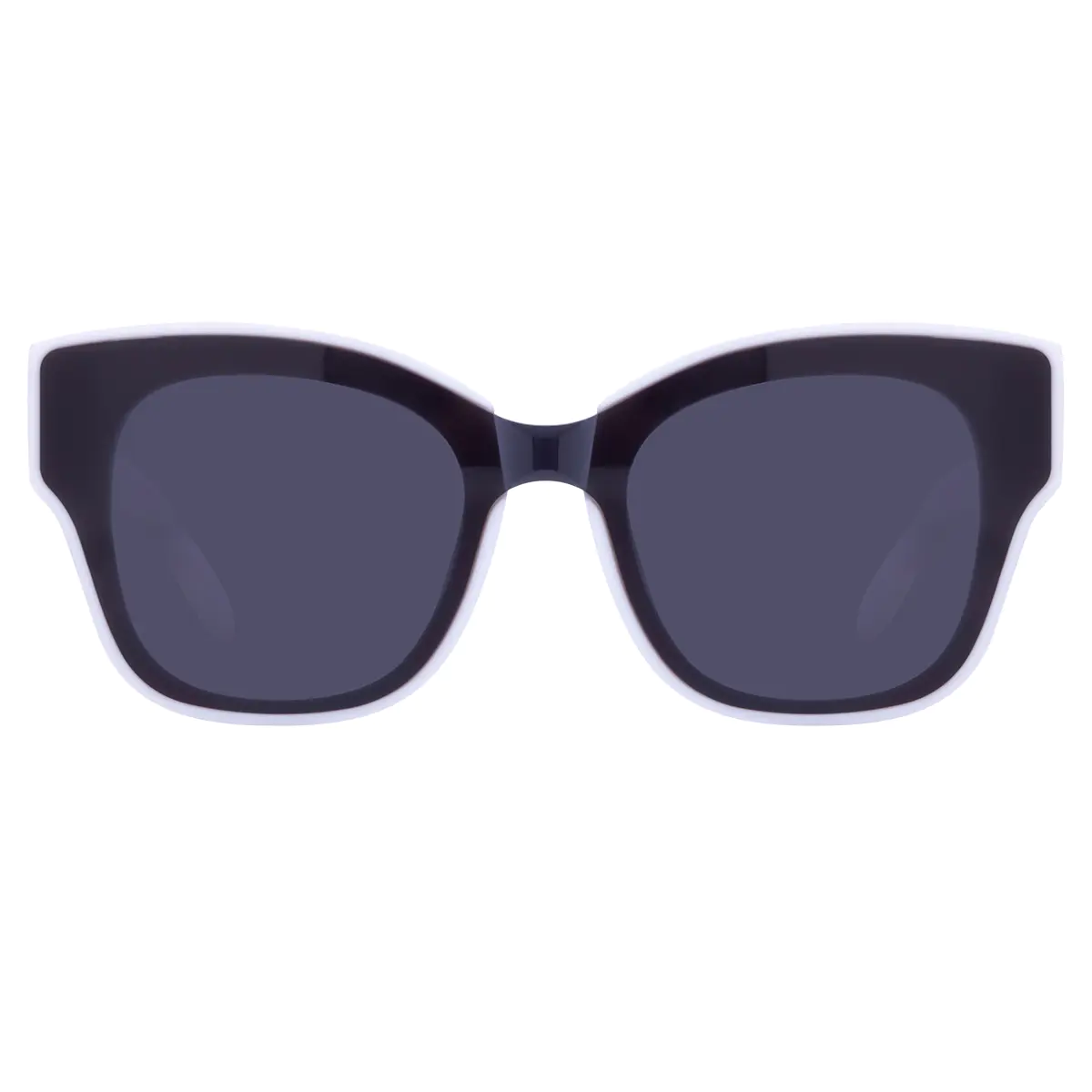 Square White Sunglasses