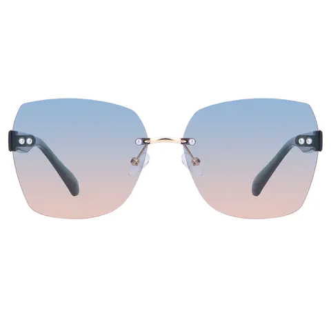 Geometric Green Sunglasses