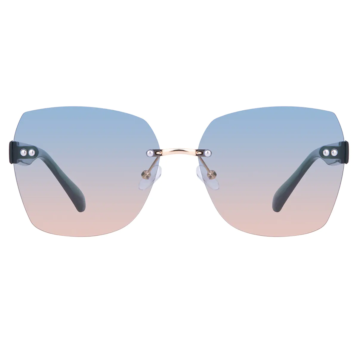 Geometric Green Sunglasses
