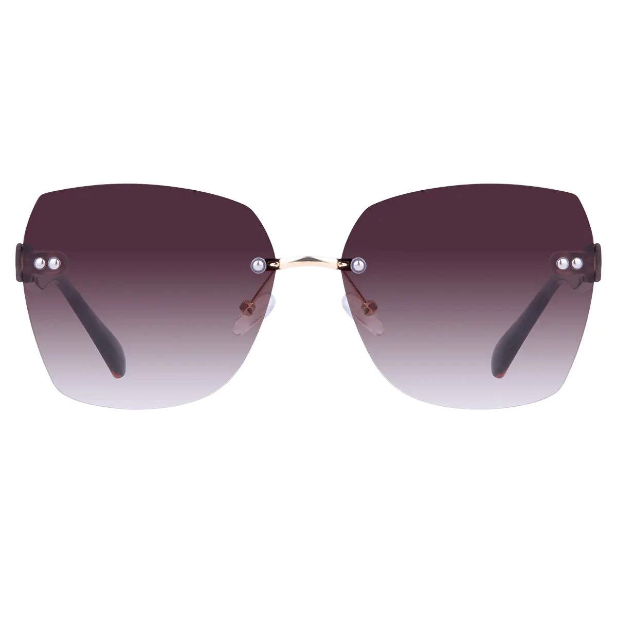 Geometric Transparent Yellow Sunglasses