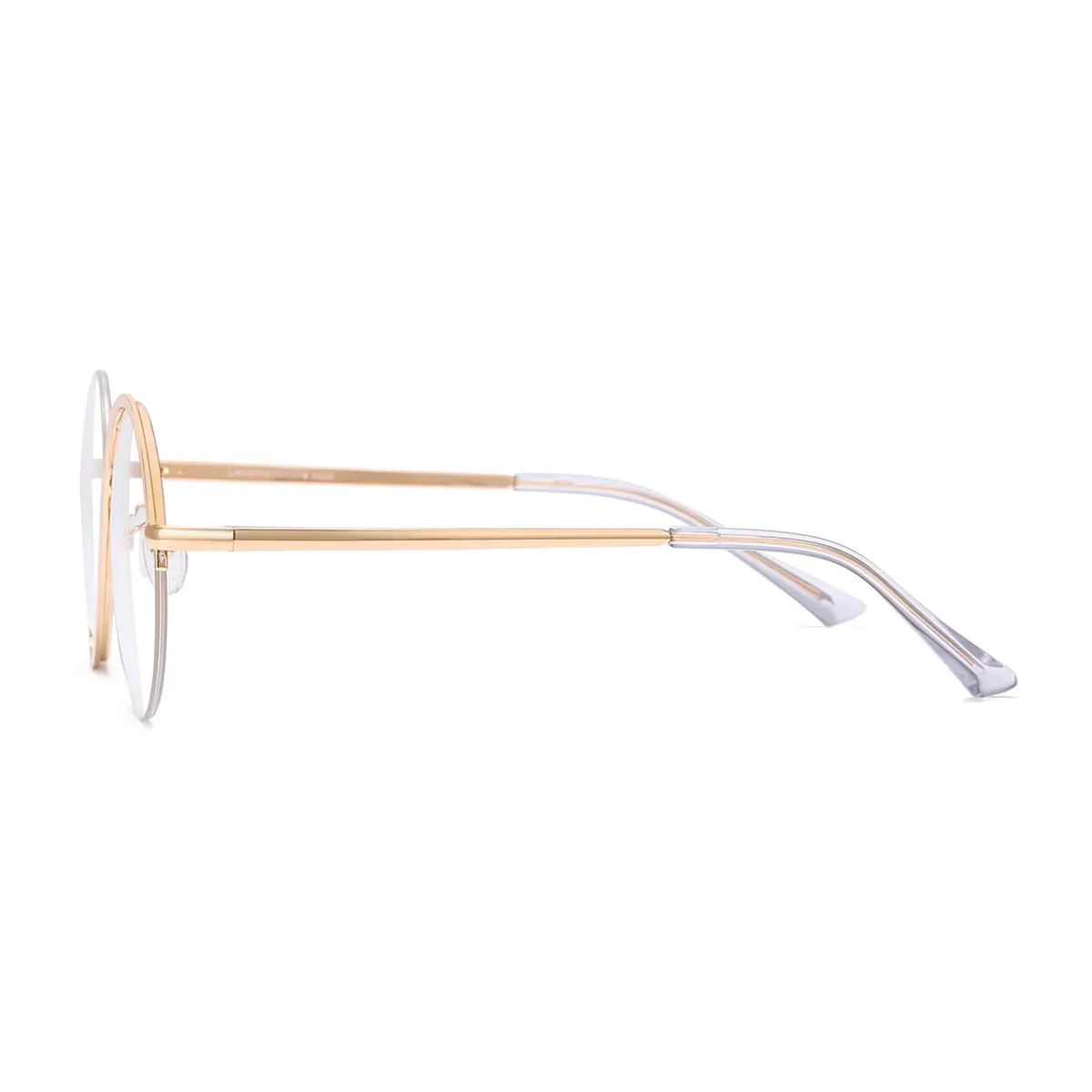 Round Gold Eyeglasses