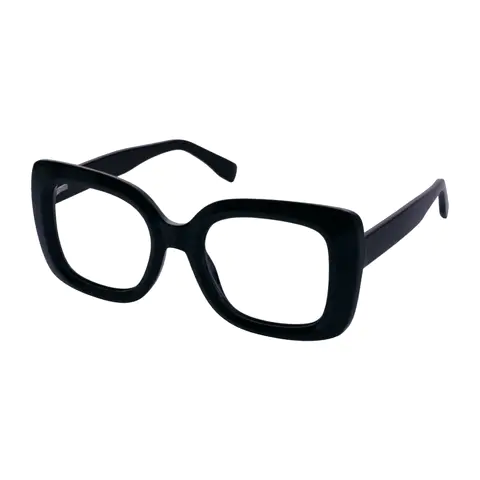 Square Black Eyeglasses