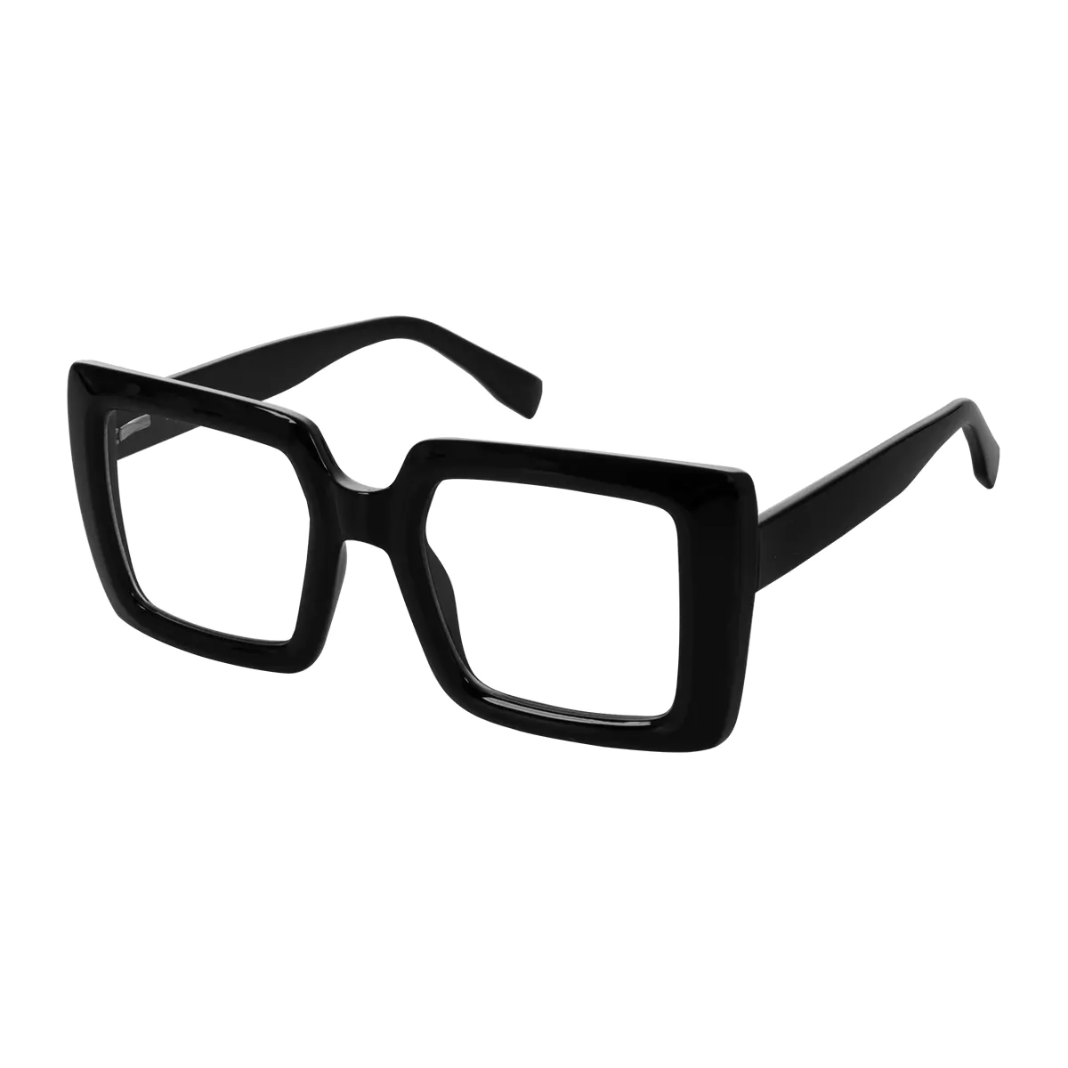 Square Black Eyeglasses